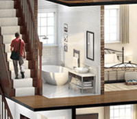 Pieces of a home cutaway (9) Pieces of a home cutaway (9)
